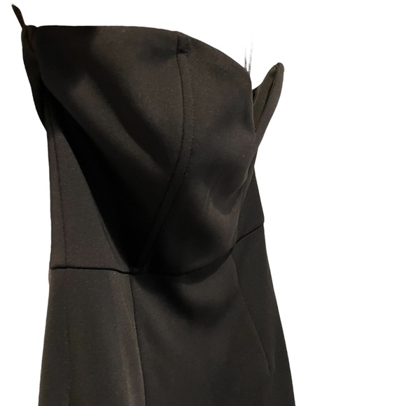 Black Strapless Mini Bodycon Cocktail Dress Tobi Brand Size XS - Picture 7 of 9